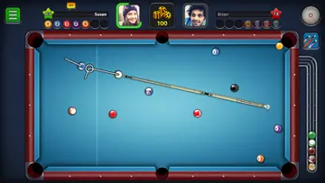 Mesa de bilhar em 8 Ball Pool