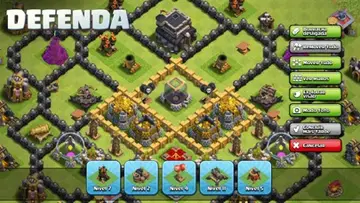 Batalha em Clash of Clans