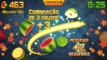 Jogabilidade de Fruit Ninja